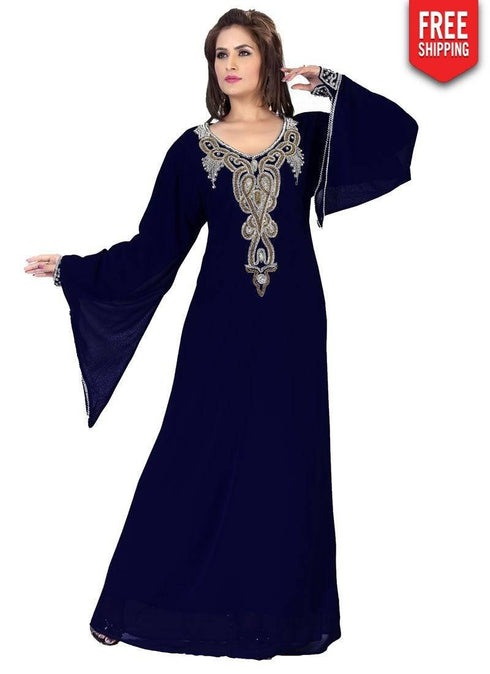 Voguish Faux Georgette Designer Kaftan